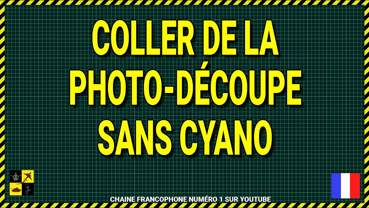 ✅ Maquette: Coller de la Photo-découpe sans cyano