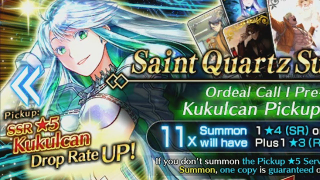 ROLLS POR KUKULCAN - LA VENGANZA | FATE/GRAND ORDER NA