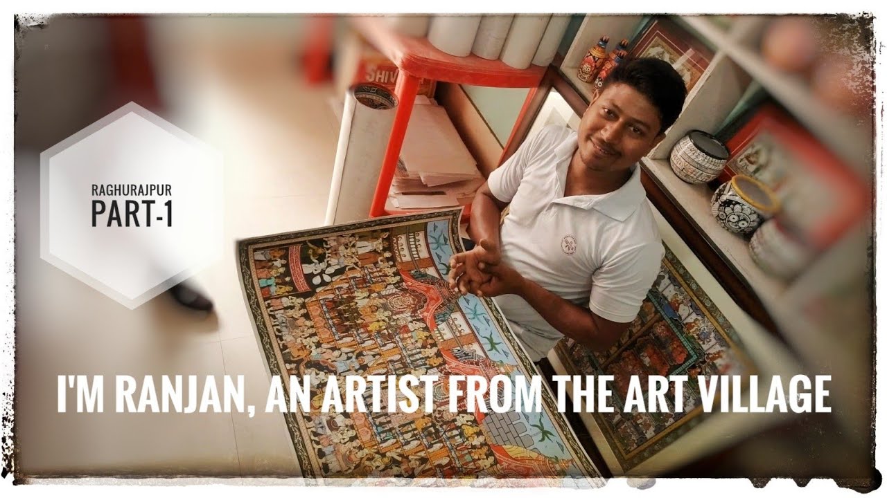 Ranjan, an artist from Raghurajpur  | Part-1 | Must Watch  | Puri | Odisha | Uncut Vlog |