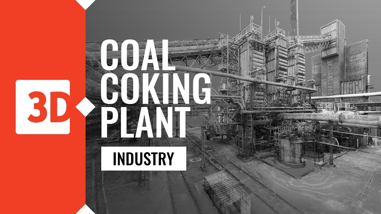 Zdzieszowice - coal coking plant - laser scanning