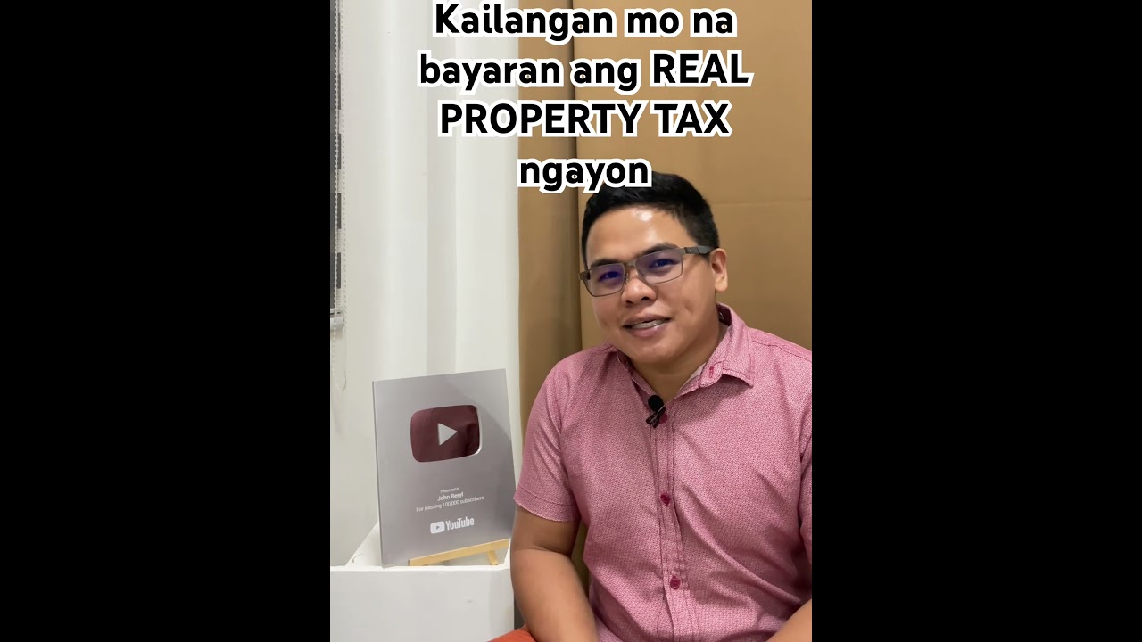 Bait kailangan bayaran ang REAL PROPERTY TAX   #realestate  #amilyar #tax #patitulo