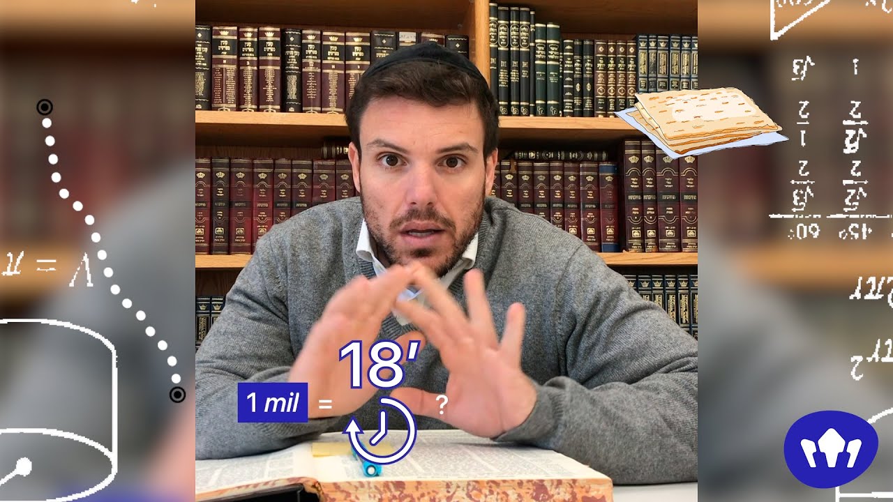 Matemática y Talmud: ¿Amasar la matzá en 18 minutos?