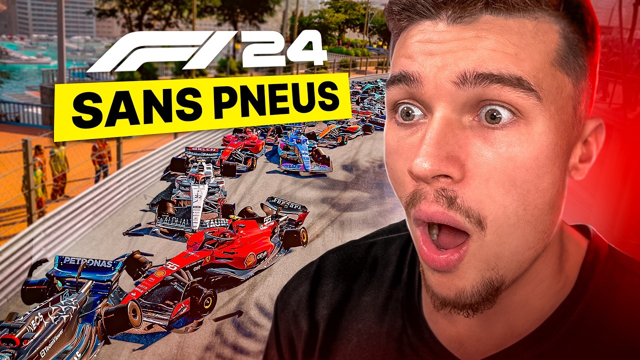 ROULER SANS PNEUS SUR F1 = défi IMPOSSIBLE ? 🤣☠️
