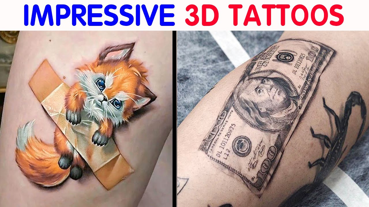 Times Tattoo Artists Took Their 3D Tattoos To A Whole Other Level