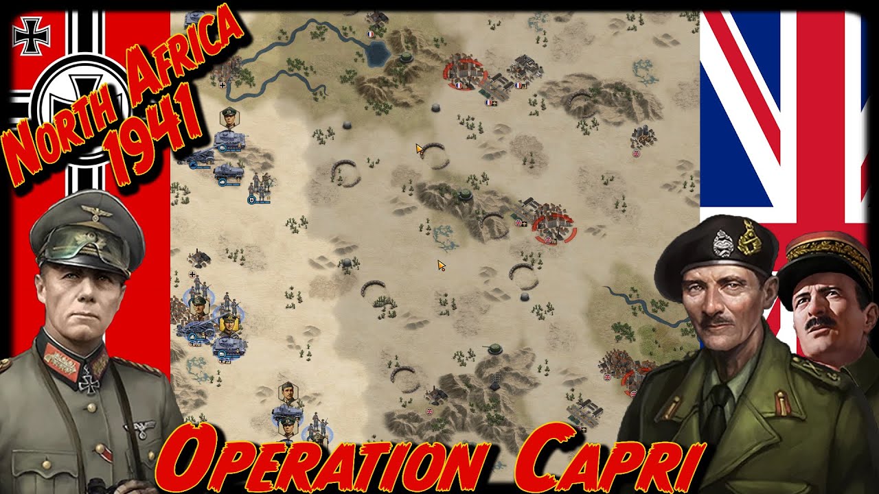 Operation Capri 1941 North Africa - Glory Of Generals 3