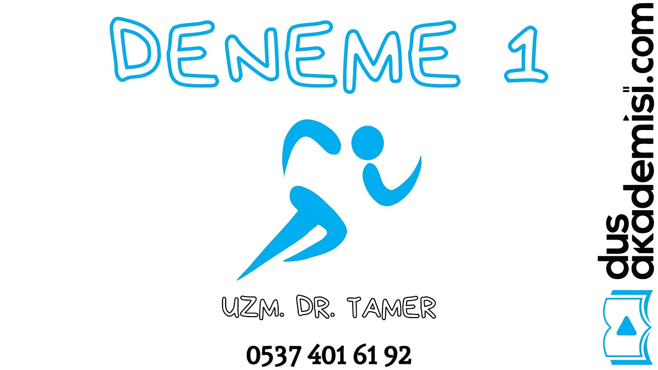 DUS Anatomi Deneme 1 Dr. Tamer