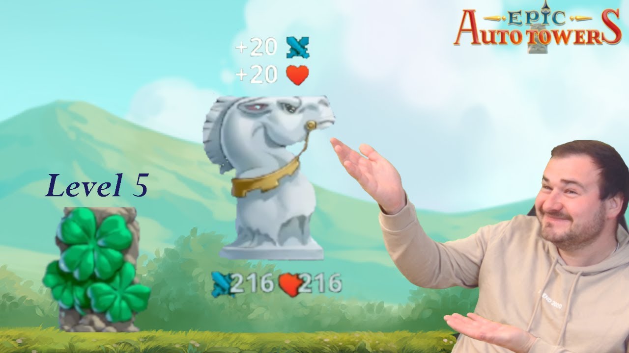 Dice  Tower + Clover Tower =  BIG Horse Tower - Epic Auto Towers