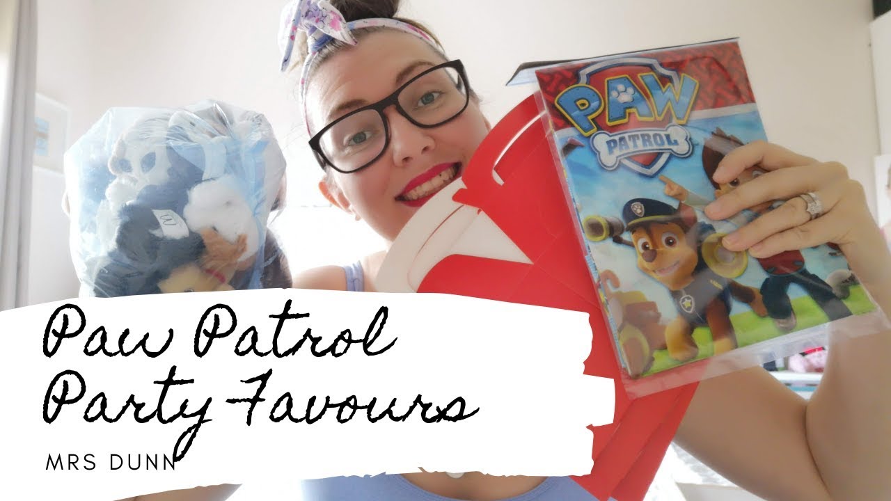 Paw Patrol Party Favours | Mrs Dunn