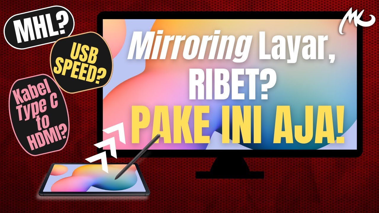 Mirroring Layar HP/Tablet ke Layar besar via HDMI
