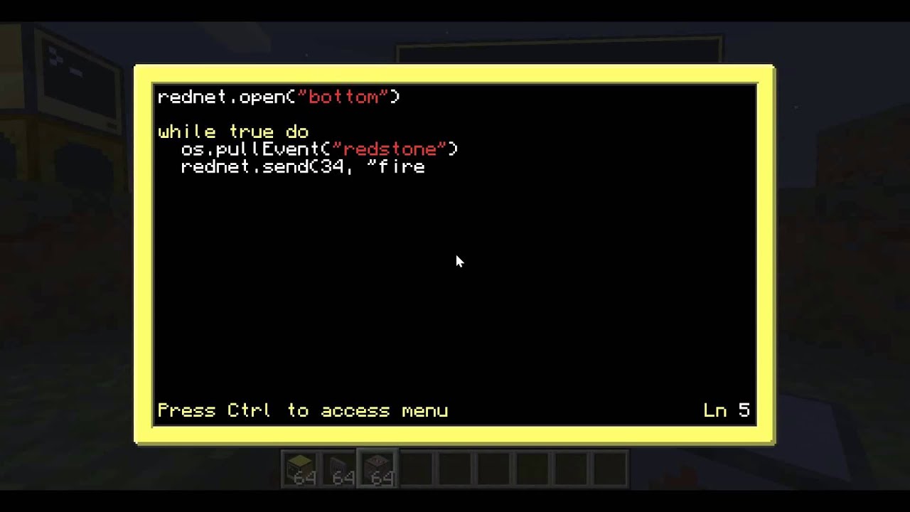 Учебное пособие ComputerCraft: 8 Rednet