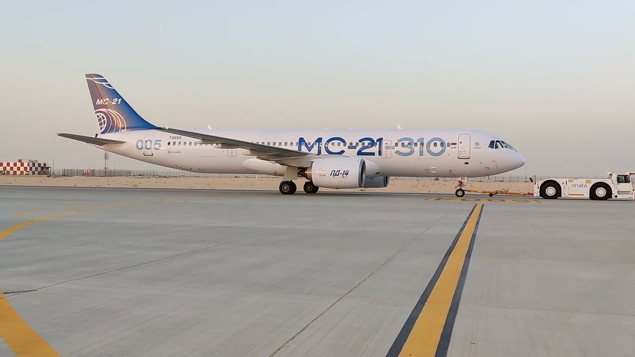Irkut MC-21 by Yakovlev Design Bureau at Dubai Airshow - 2021 With other Static Display