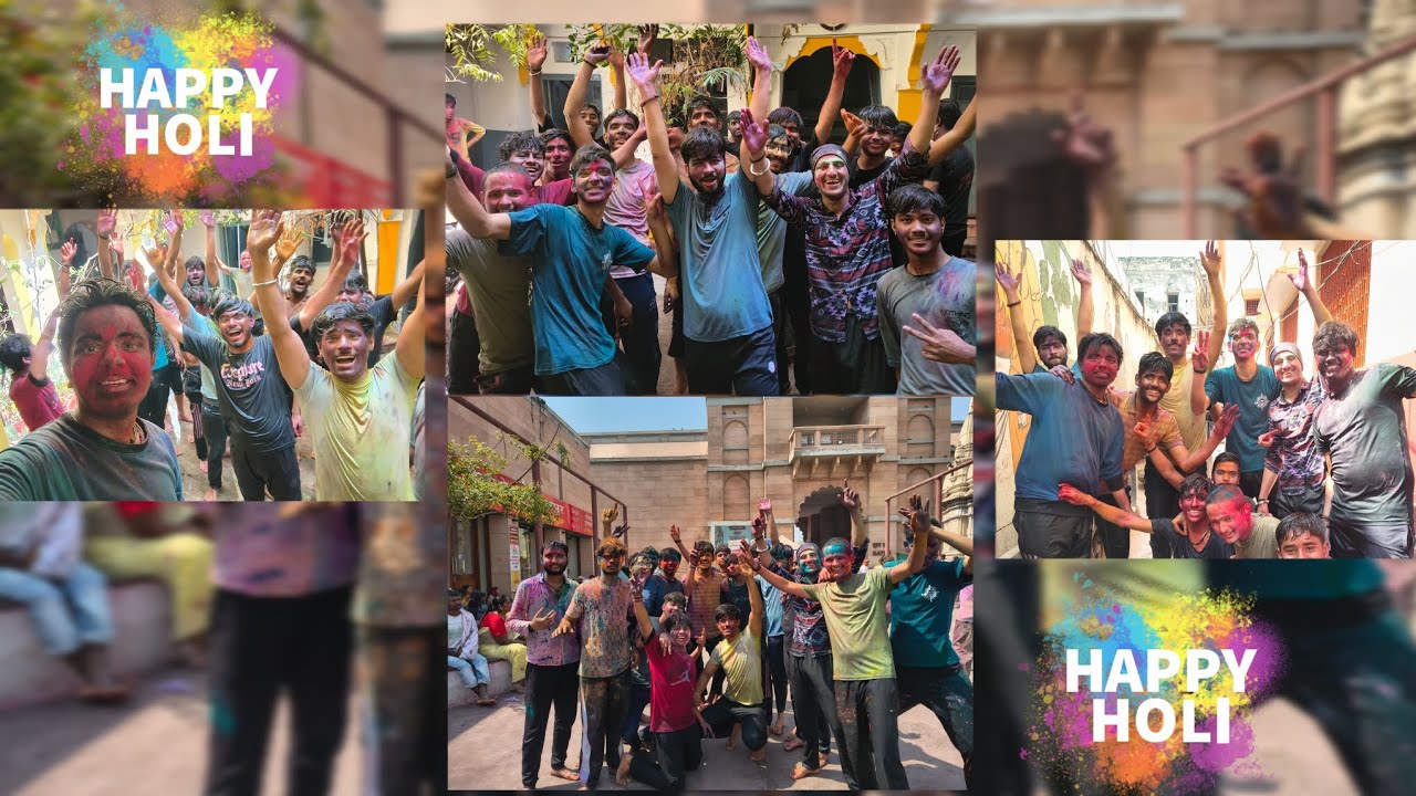 Holii vlog 2026.... उत्तराखंड के भाई लोगों के साथ खेली होली बनारस में 🫟✨ Happy holii 