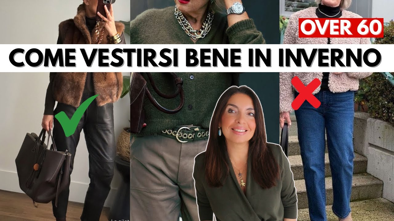 Come vestirsi bene OVER 60 in INVERNO: 7 SEGRETI da conoscere assolutamente