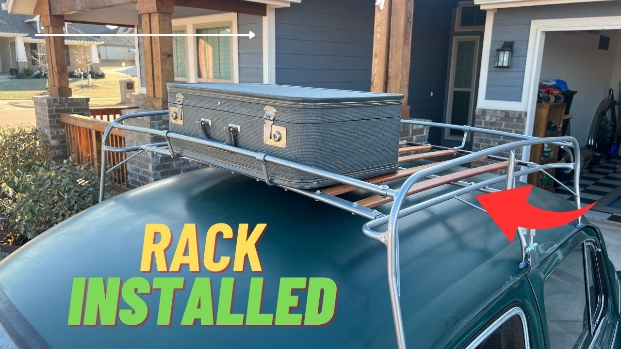 Beetle Roof Rack Unboxing, Assembly, and Installation - 1968 Volkswagen Beetle
