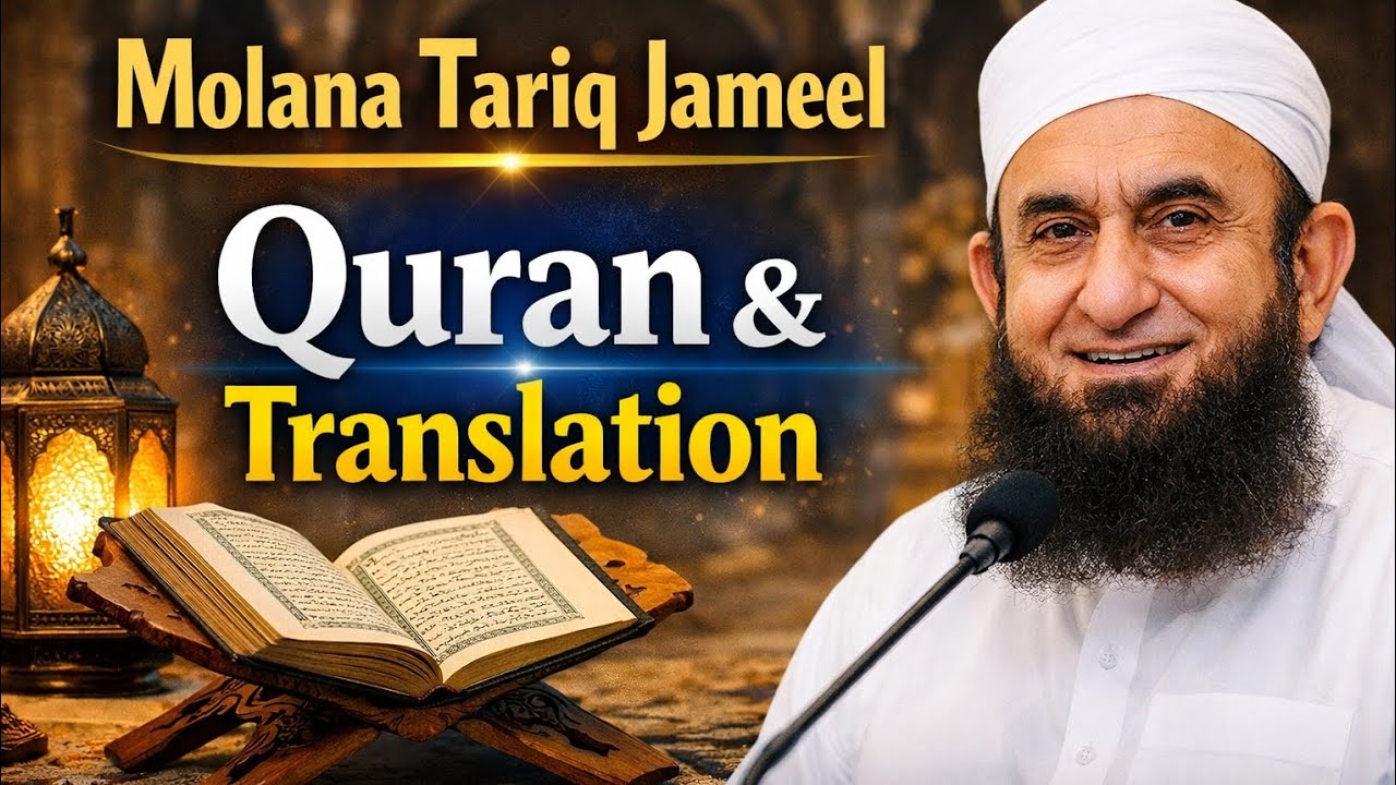 Listen to Quran with Translation | Molana Tariq Jameel Sahib Emotional Bayan | Quran Tarjuma Bayanیا