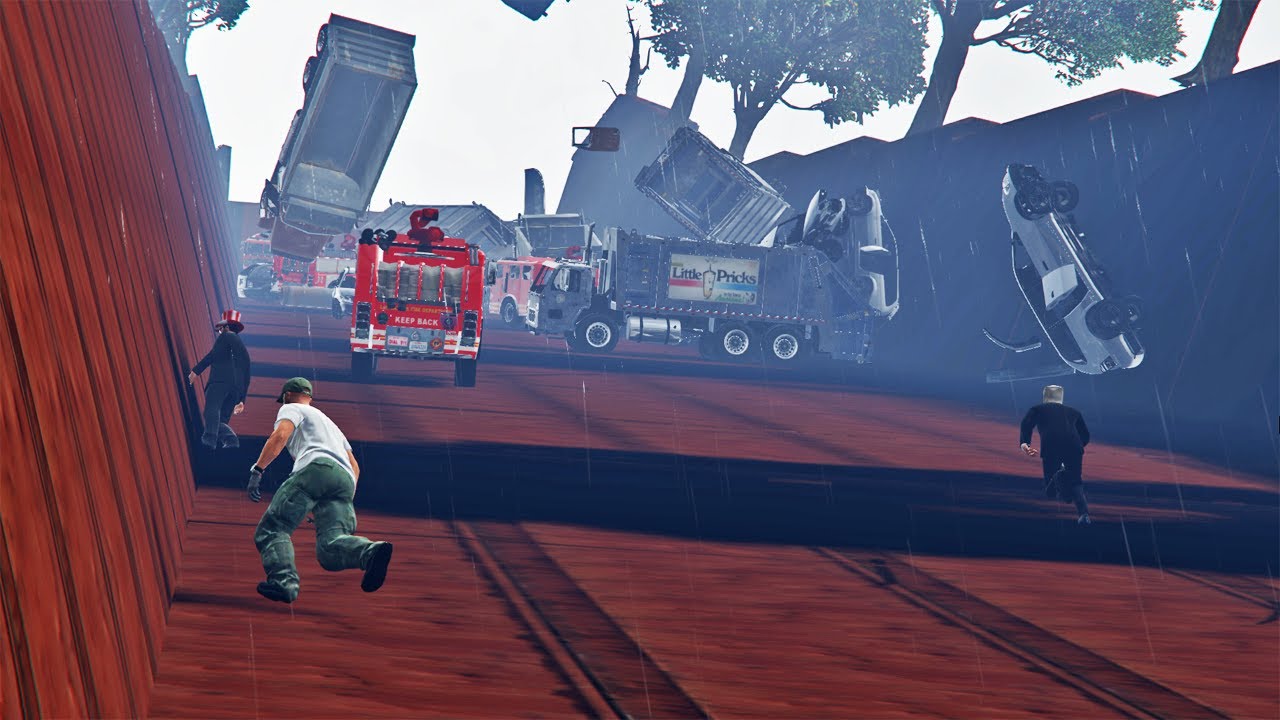 LAWINE VAN VOERTUIGEN - GTA V