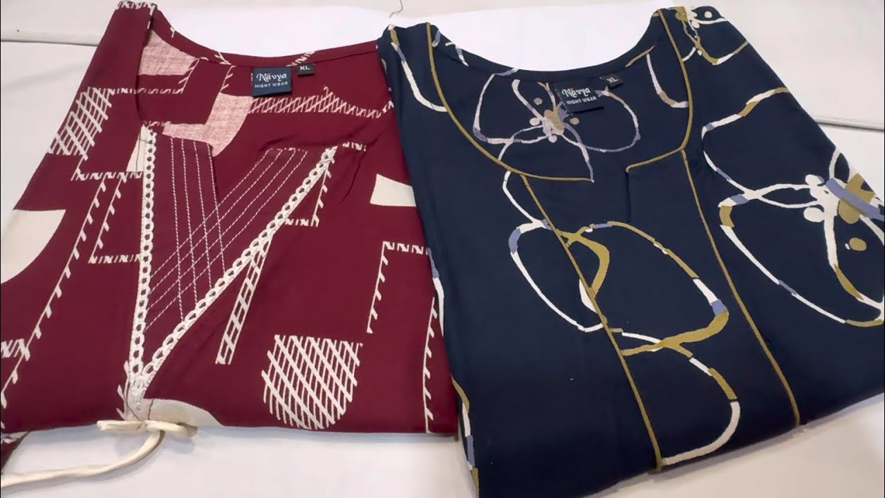 Chickpet Bangalore Wholesale Nighty Collection 5 Nighty For 1000rs|Online Shopping Single Courier Av