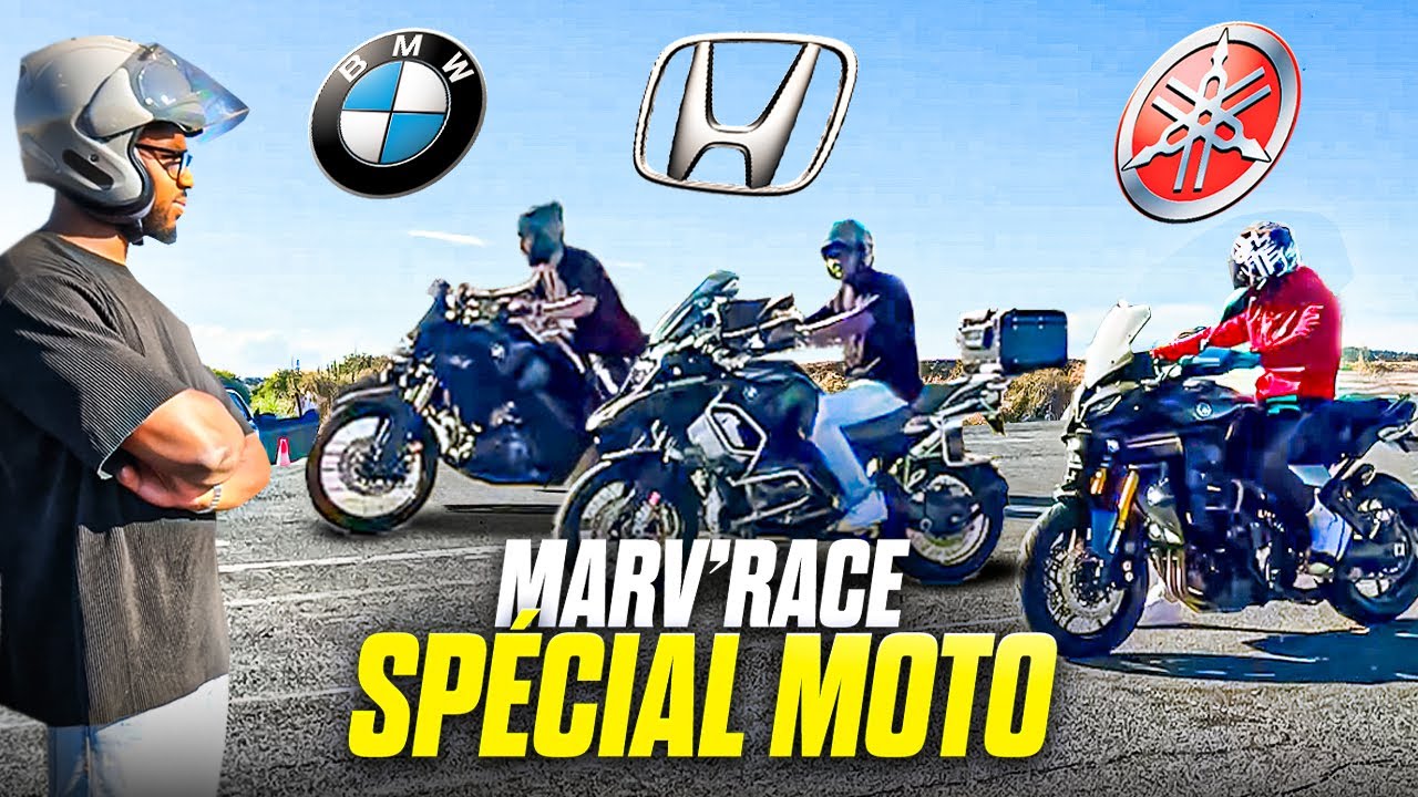 MARV'RACE - AFRICATWIN 1100 VS GS1250 ADVENTURE VS TRACER 9GT