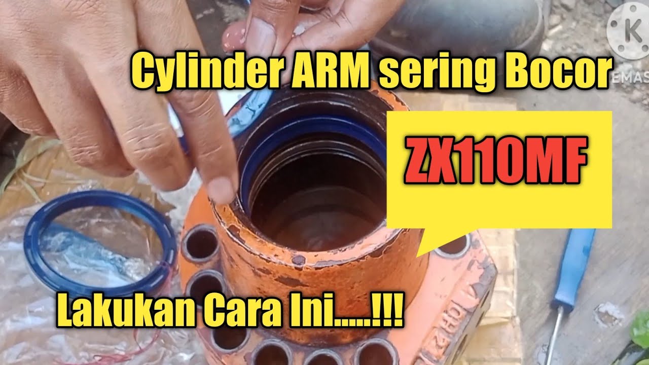 Cylinder ARM ZX110MF Sering Bocor?? Lakukan hal Ini...