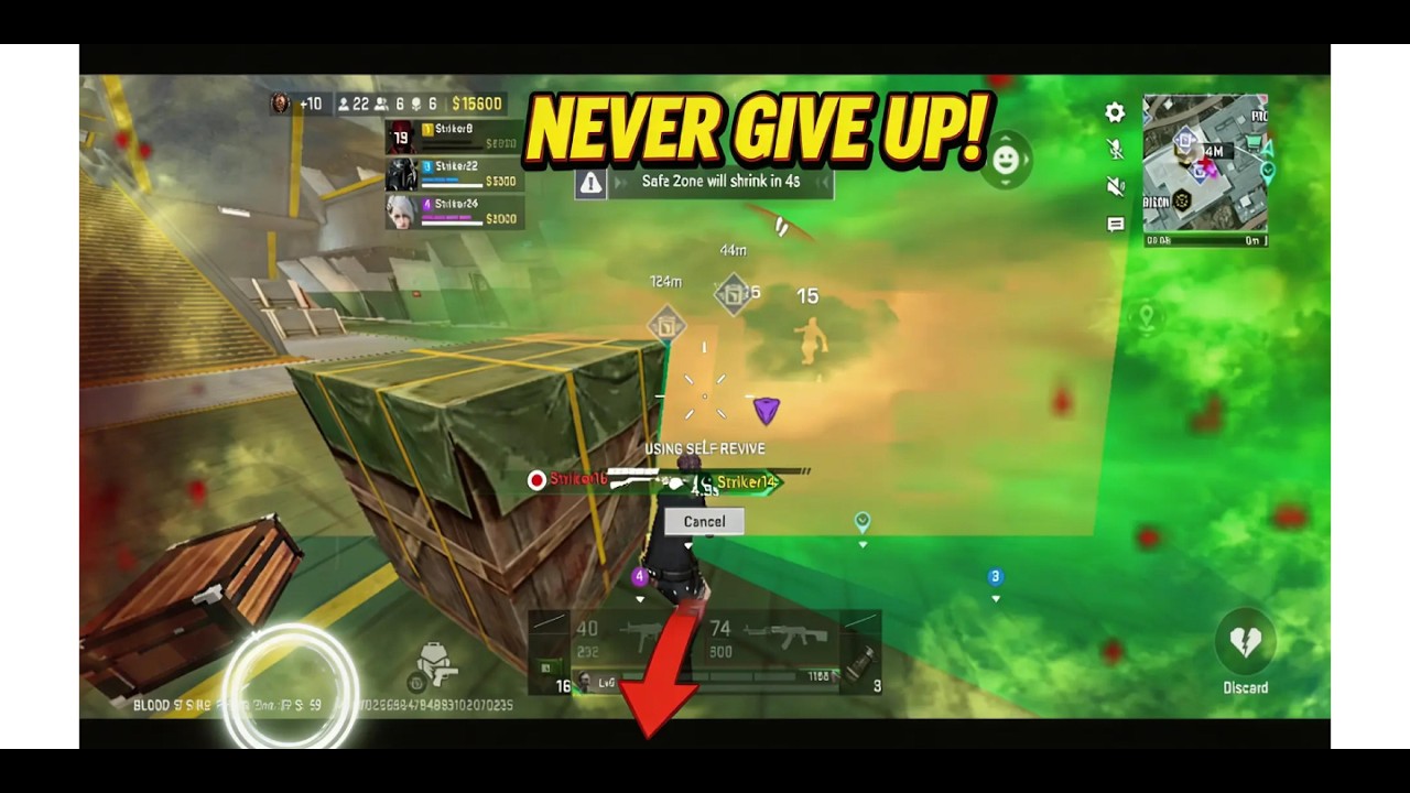 NEVER GIVE UP! Epic Self-Revive Clutch in BloodStrike
