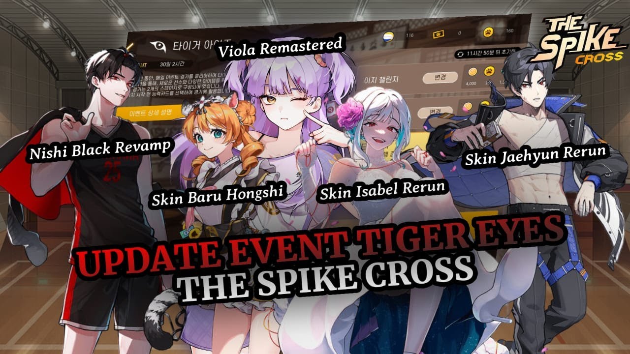 Info Update Tiger Eyes, Nishikawa Black Remastered || The Spike Volleyball Cross