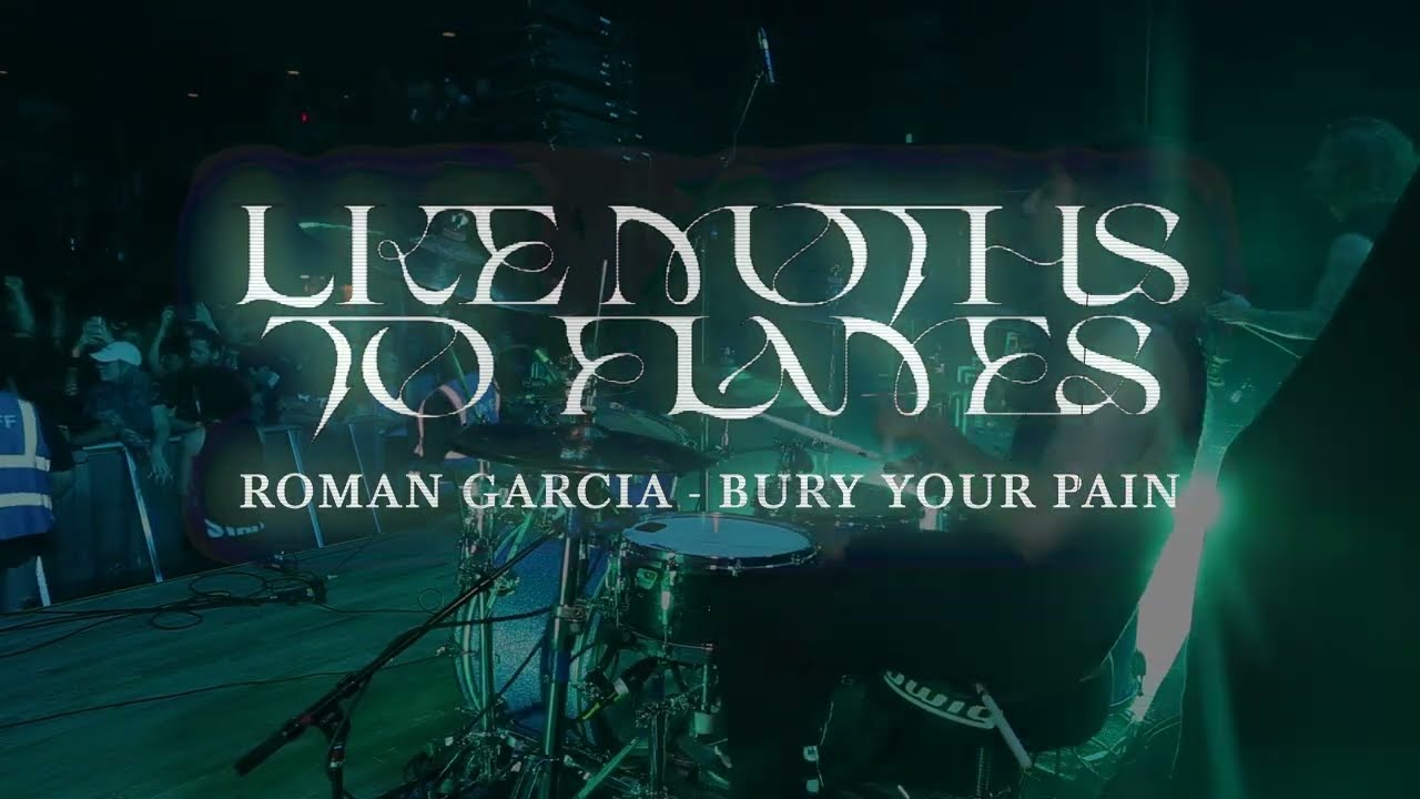 Like Moths To Flames - Bury Your Pain (Roman Garcia) Drum Cam (2023) HD