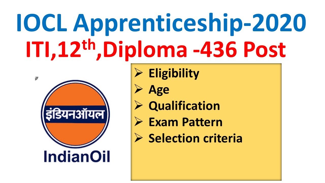IOCL Recruitment 2020 - Apprenticeship-437 Post|Job Samachar|