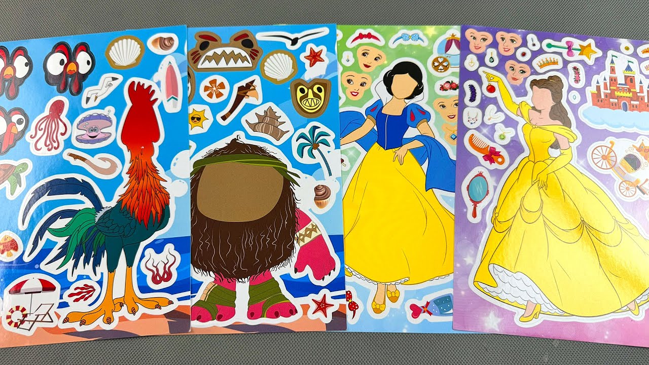 💖Paperdiy💖Snow White, Mona & KPOP DEMON HUNTERS paperdiy tutorial | ASMR