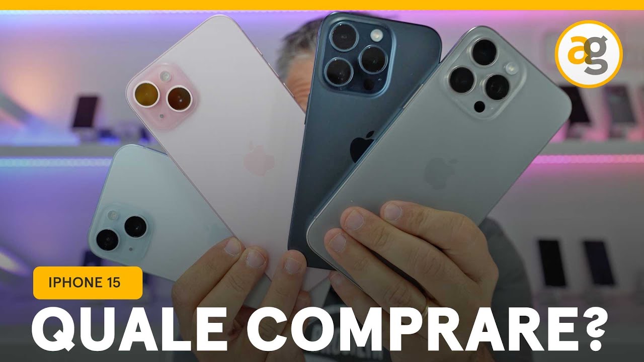 CONFRONTO tra TUTTI gli IPHONE 15. QUALE COMPRARE?