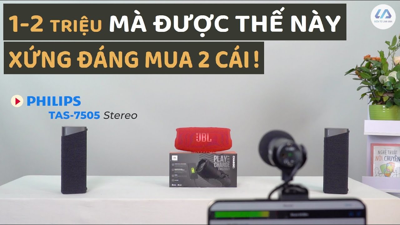 Gi&aacute; rẻ m&agrave; nghe hay với giải ph&aacute;p gh&eacute;p Stereo 2 loa Philips
