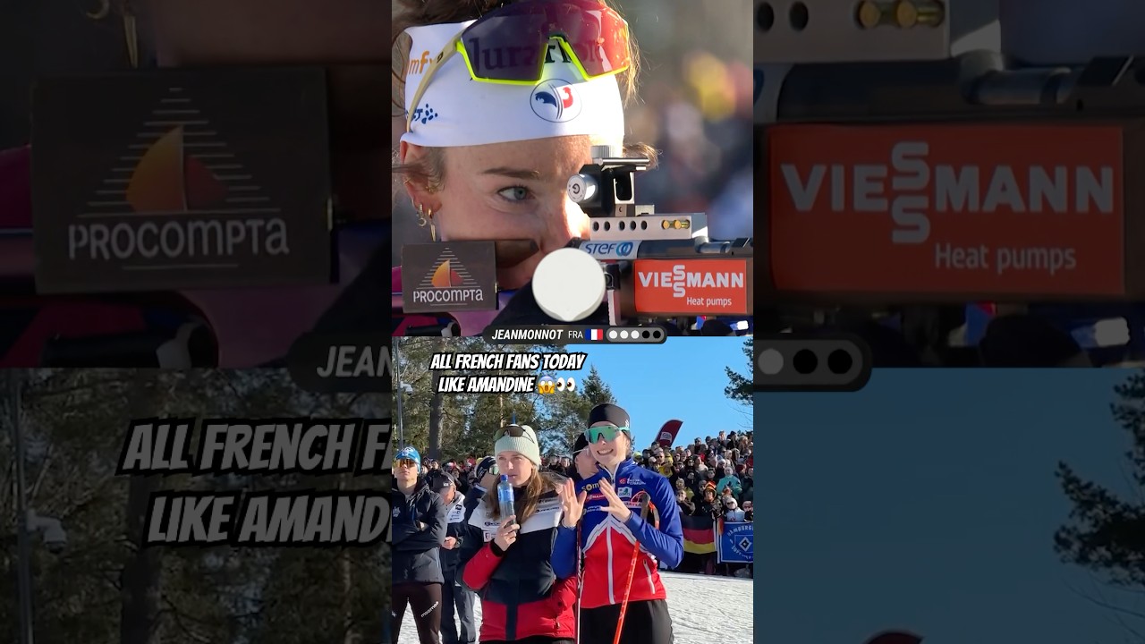 ❤️spectacular final shooting to seal the pursuit globe for Lou 🏆 #biathlon
