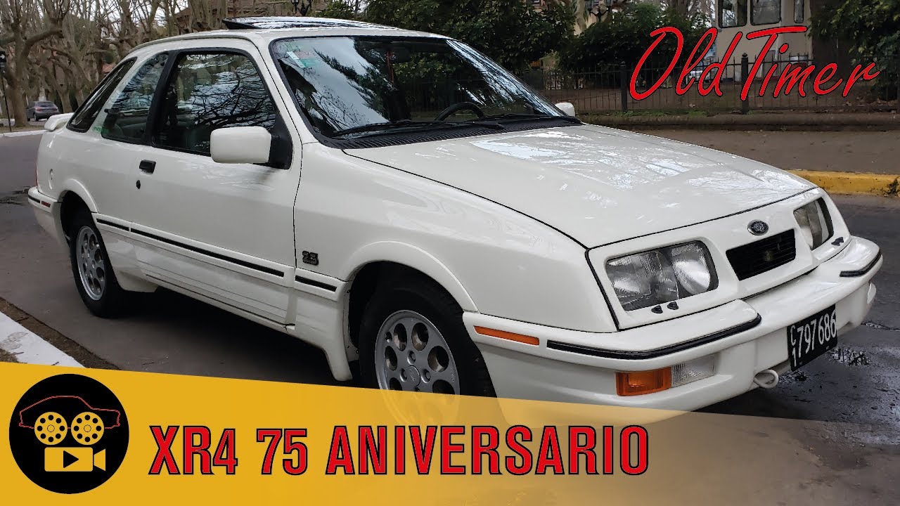 Ford Sierra XR4 Año 1988 - 75 Aniversario Blanco Frappé Edición Especial - Oldtimer Video Car Garage