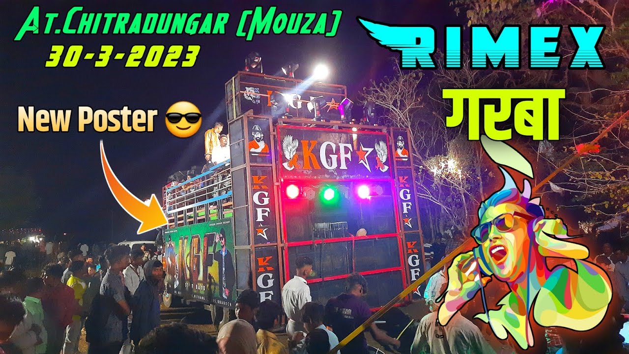 30-3-2023 | KGF STAR BAND | Rimex Garba | At.Chitradungar (Mouza)