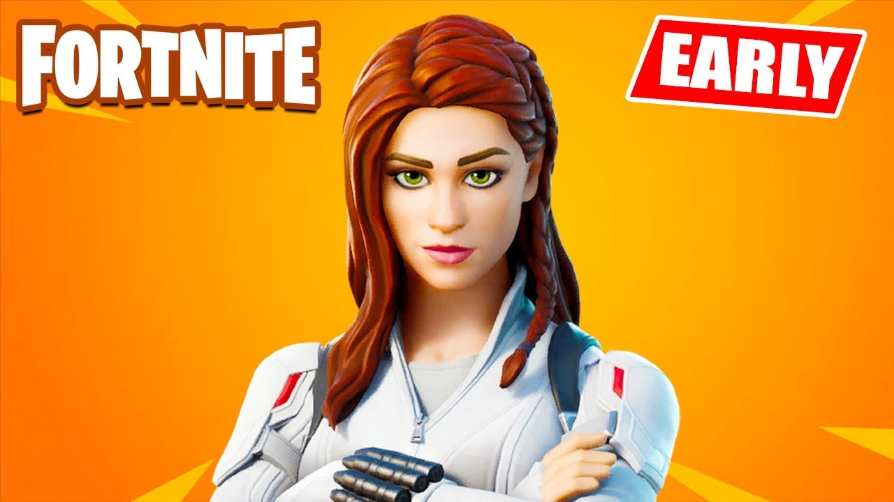 EARLY New *Black Widow* Skin! (Fortnite Season 4)