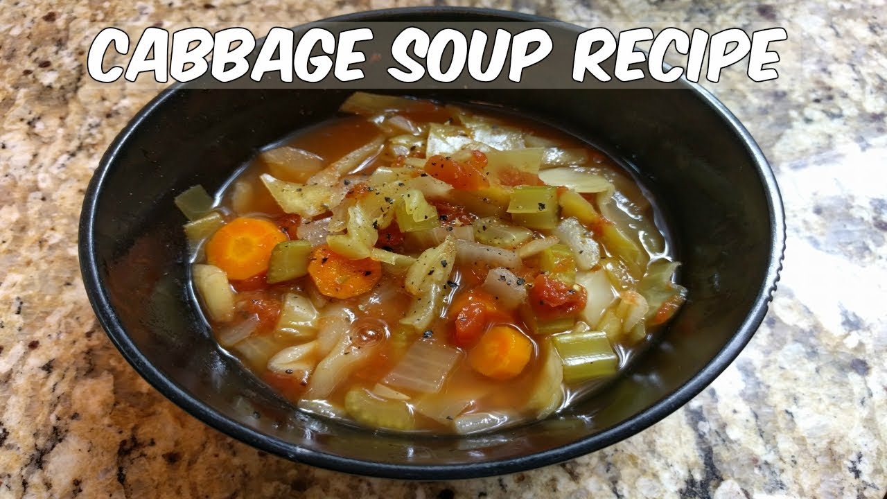 CABBAGE SOUP RECIPE | SLOWCOOKER MEALS
