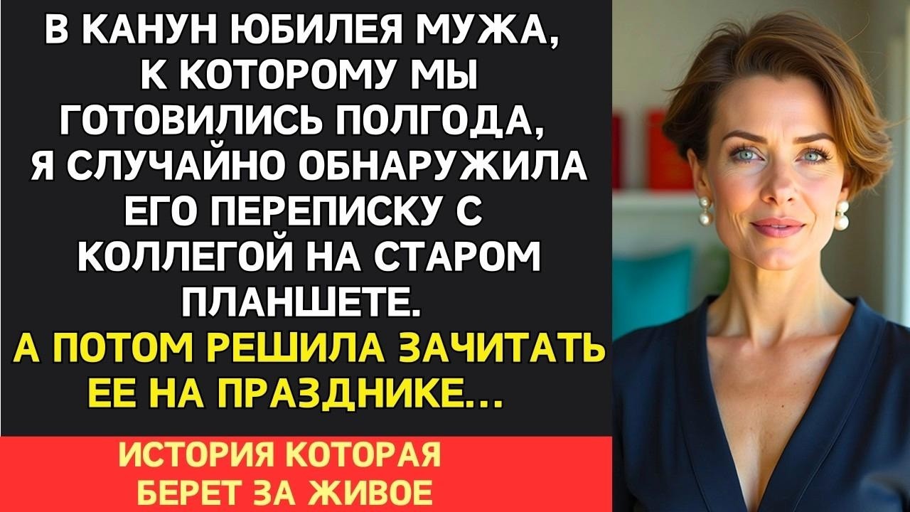 Я зачитала смс мужа изменника прямо на его юбилее, от неожиданности он сполз по стене