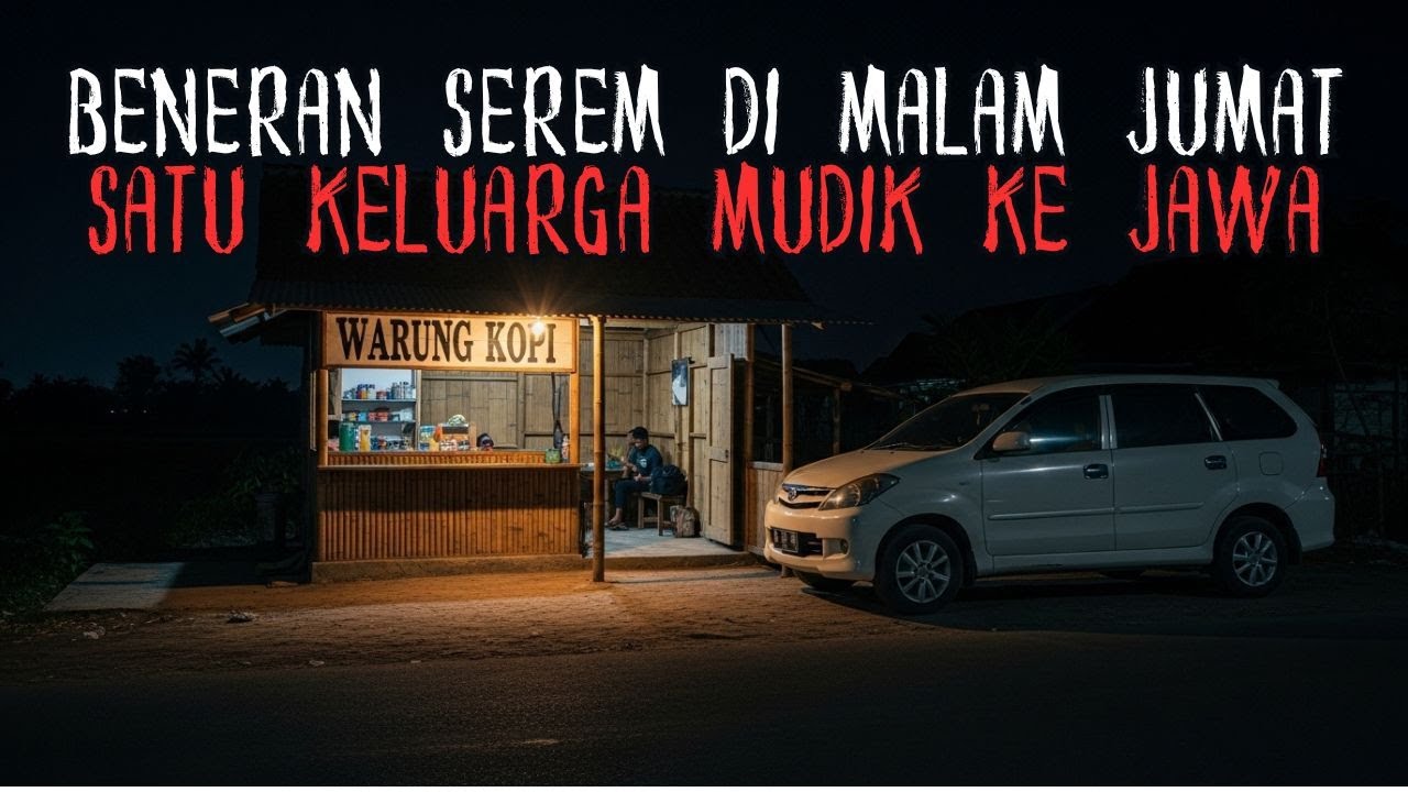 BENERAN SEREM BANGET SAAT MALAM JUMAT! KISAH SATU KELUARGA PULANG KAMPUNG MAMPIR DI WARUNG BAMBU