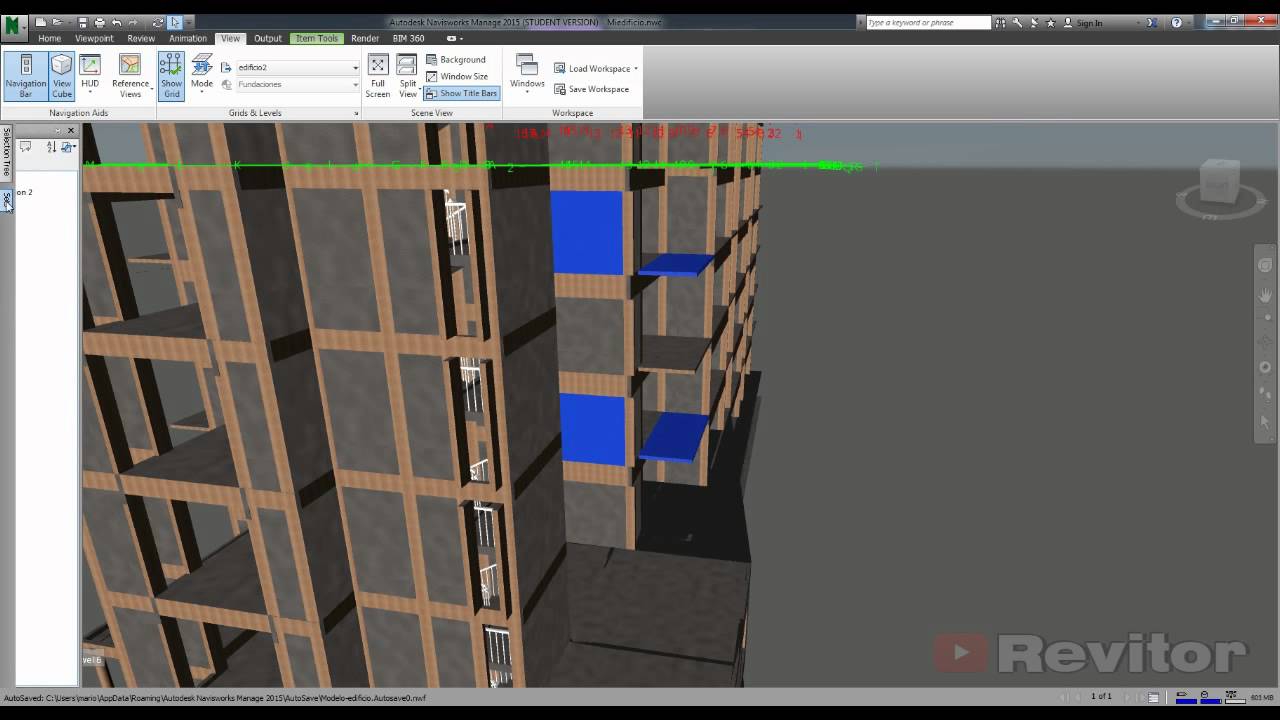 Navisworks: selección y sets