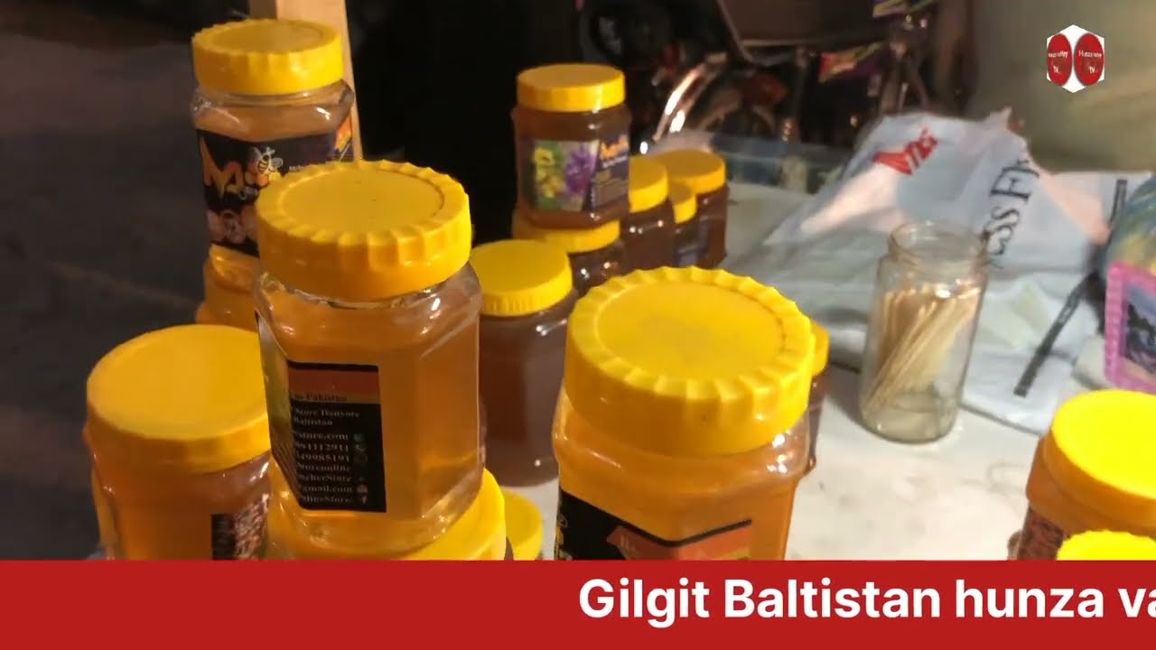 gilgit baltistan ka organic and healthy honey |  tea| organic oil | rawalpindi.hunza valley tv.