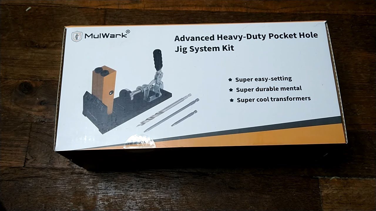 MulWark 3 In 1 Aluminum Pocket Hole Jig System Kit Part 1 Unboxing