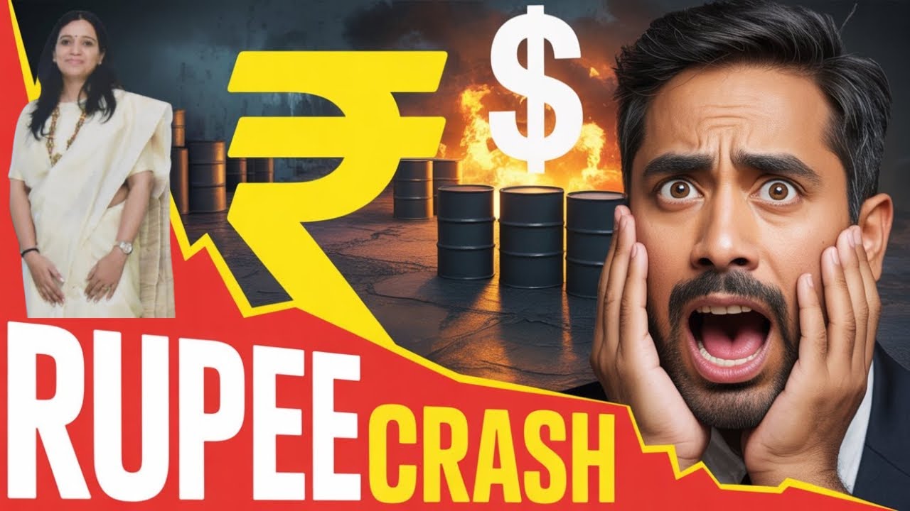 Объяснение обвала рупии! 95 рупий за доллар? Иранская война, нефть и глобальная игра на деньгах.