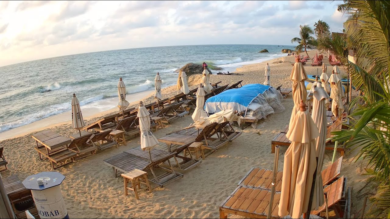 🔴 Baobab Cam | Lamai | Koh Samui | Thailand | Live Beach Webcam | 2160p 4K