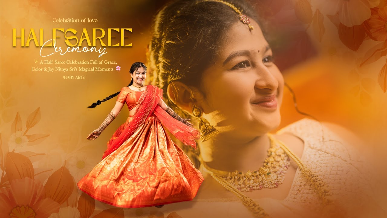 Nithya Sri | Half Saree | Babyarts | 35mmArts | Vizag