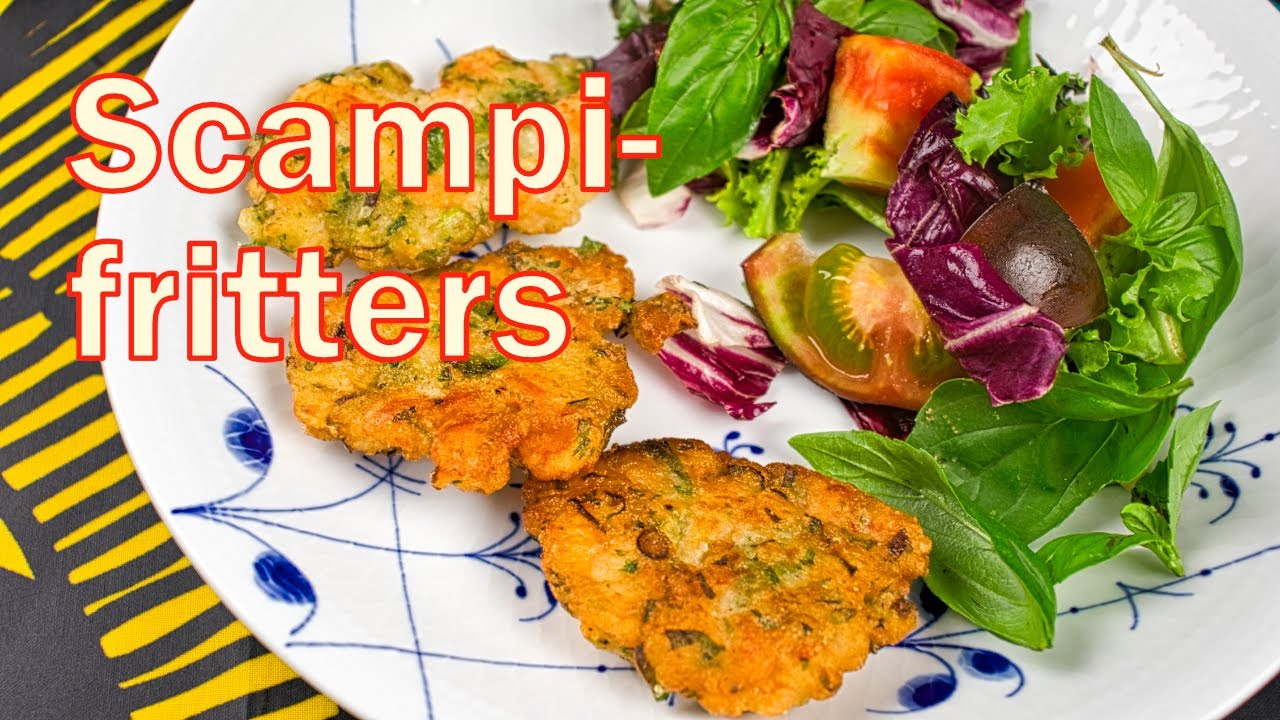 Scampi fritters  -eller frittar