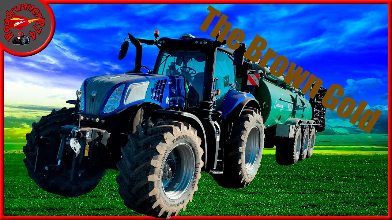 T8 410 Genesis Blue Power #5 Big hills small roads samll fields not made for Samson PG 31 trailer 🇩🇰