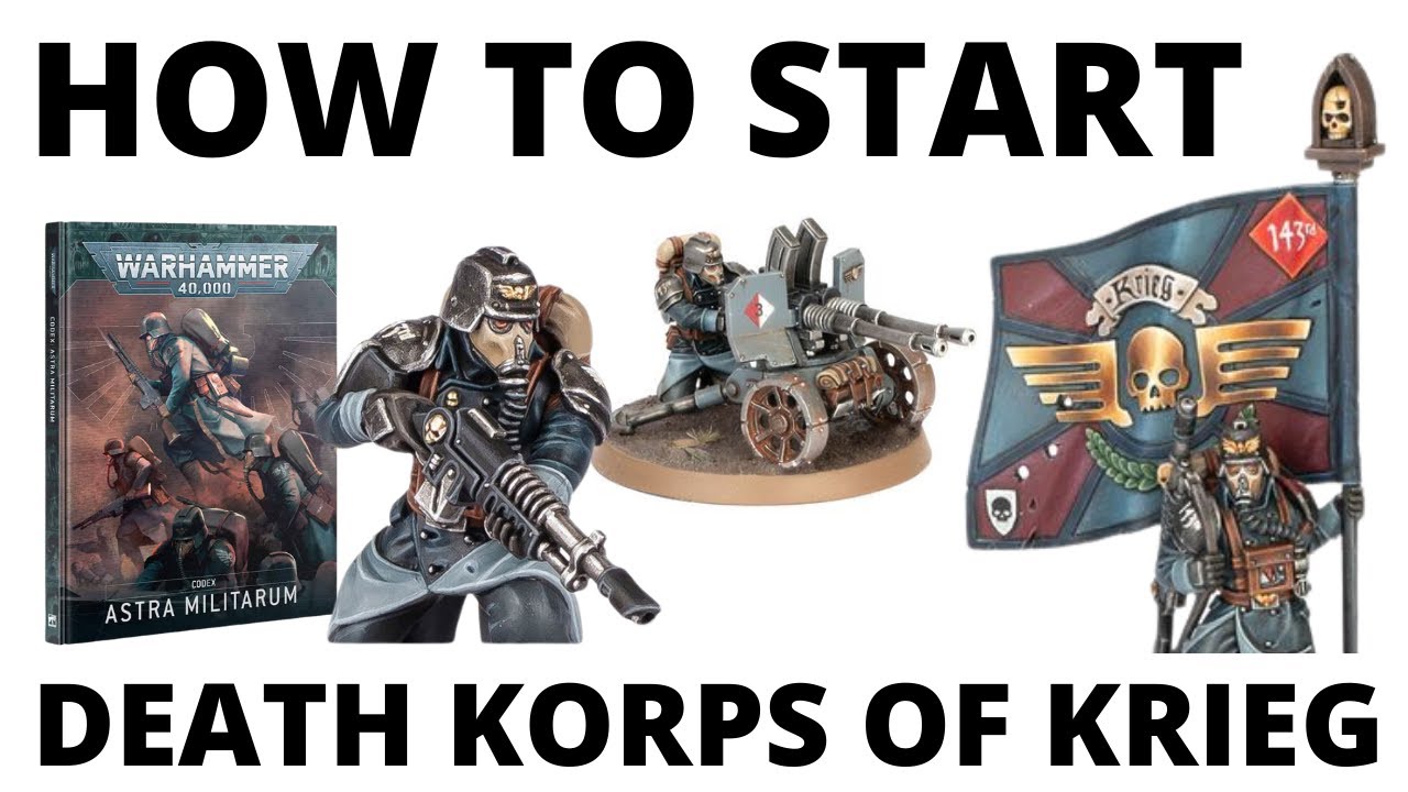 How to Start a Death Korps of Krieg Army in Warhammer 40K 10th Edition - Beginner Guide for Starting
