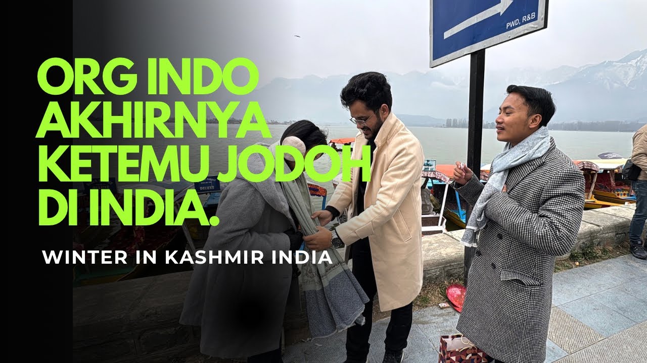 Winter in Kashmir India. Explore Srinagar. Indonesian Vlog