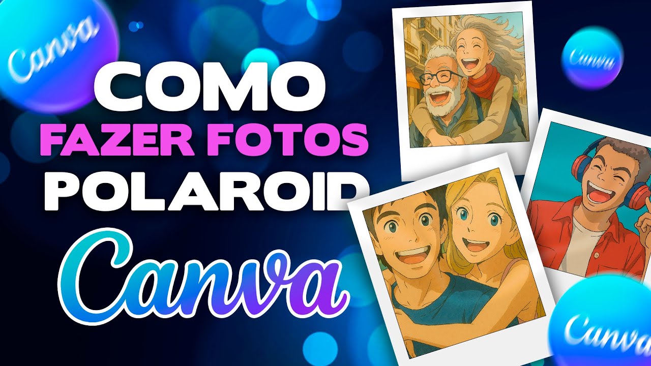 Como Fazer FOTOS POLAROID NO CANVA