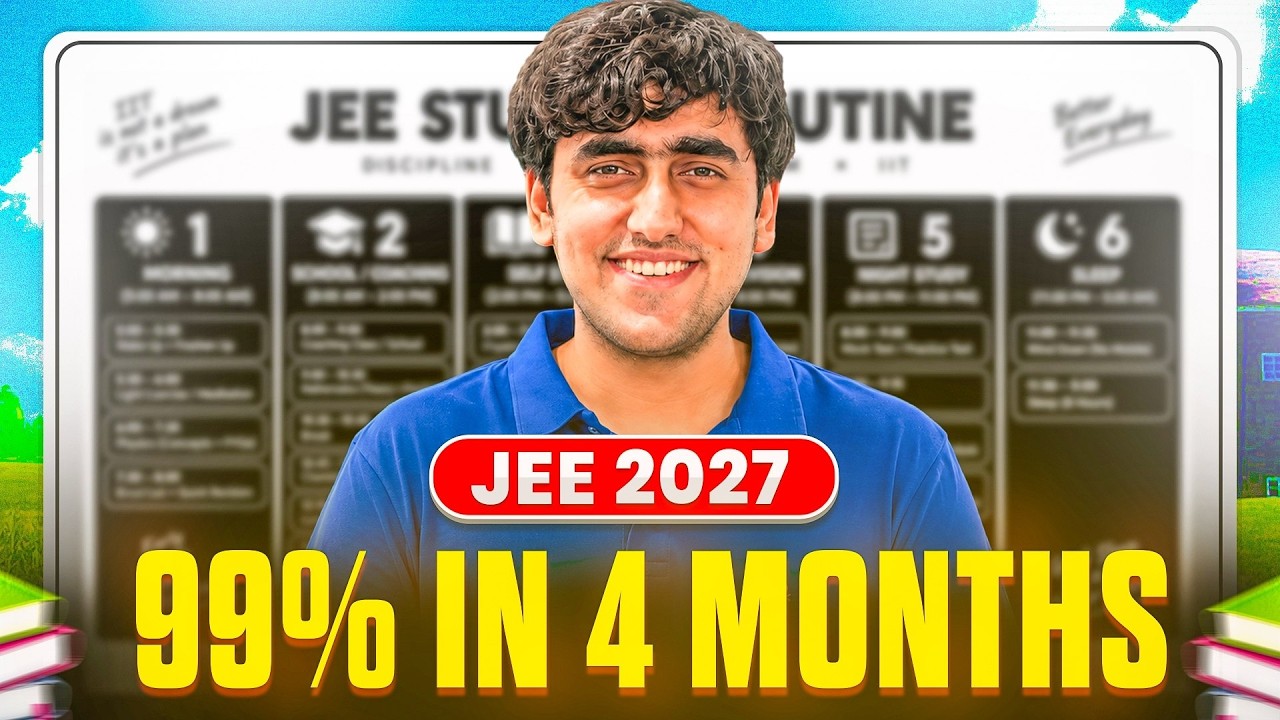 4-Month Strategy to Score 99%ile in JEE Main 2027
