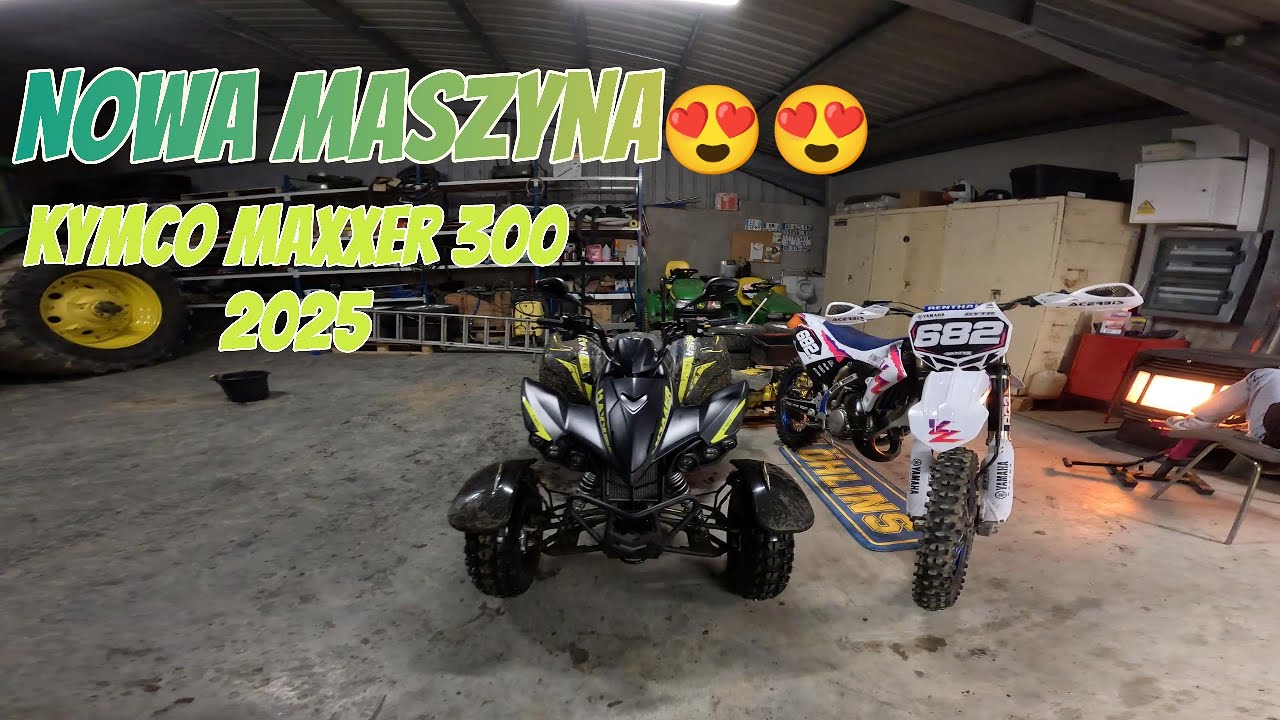 Nowa maszyna na kanale!!! (QUAD KYMCO MAXXER 300)😨😨😍